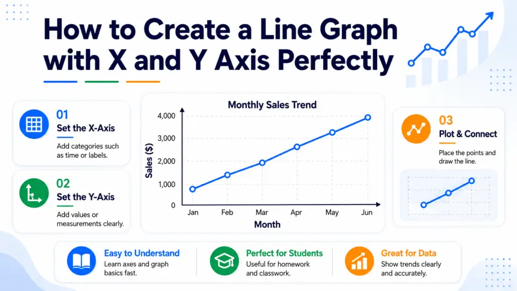 Line Graph with X and Y Axis
